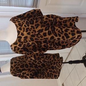4/$40 Leopard Print Blouse - Size 3XL (US18/20)